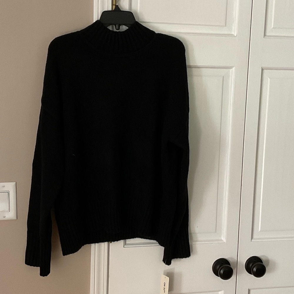Black Turtleneck Sweater